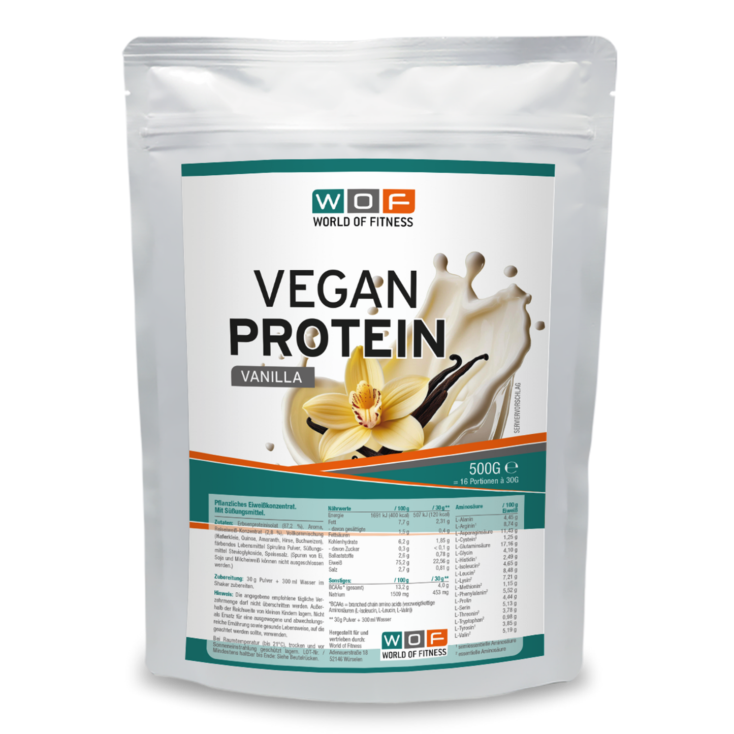 Vegan Protein 500 g Beutel