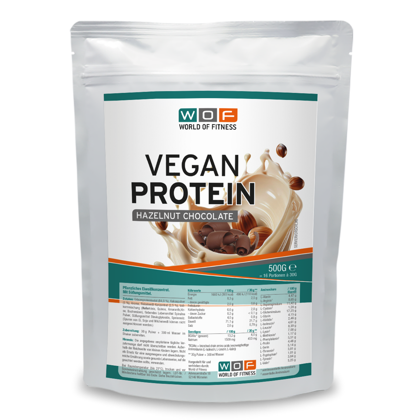 Vegan Protein 500 g Beutel